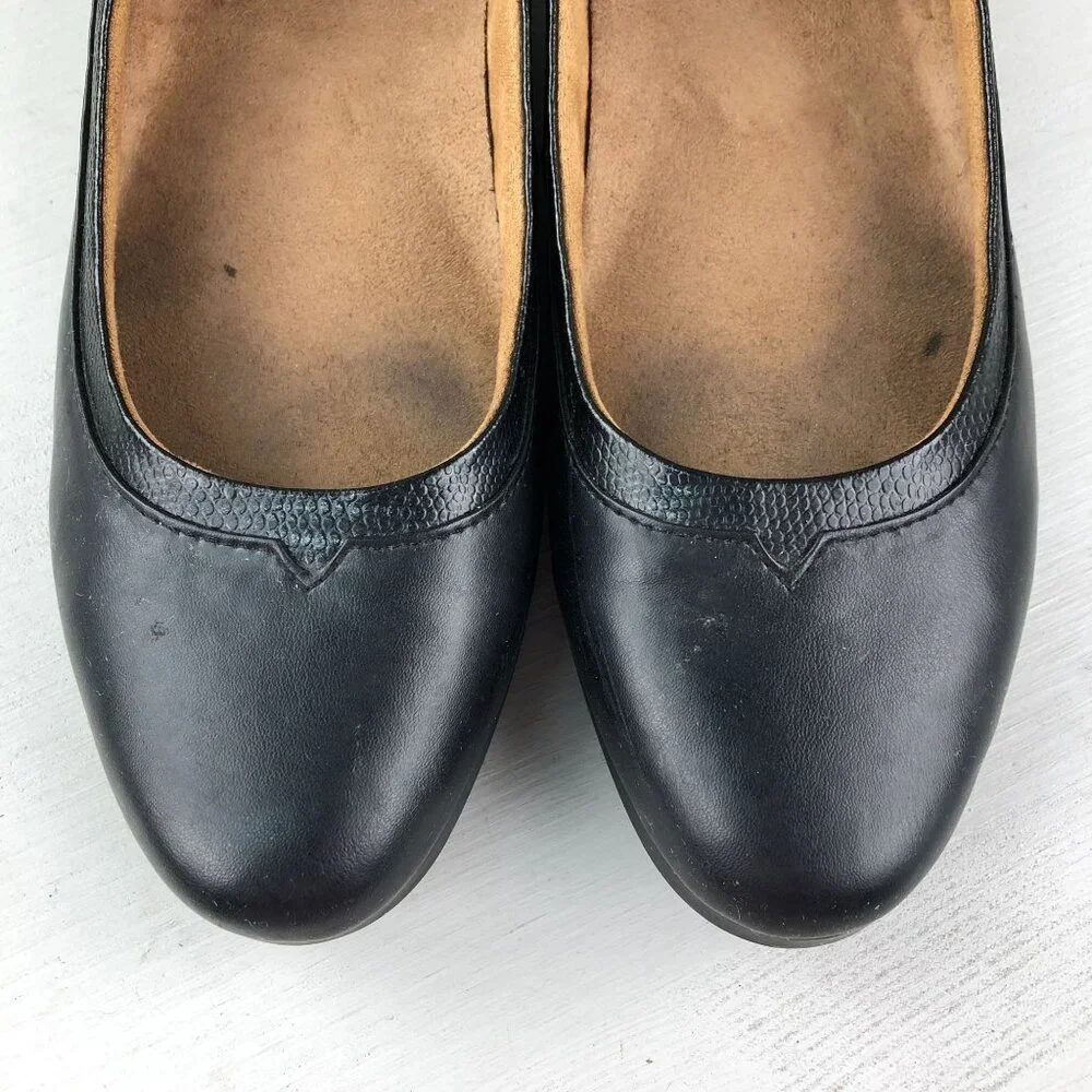 Shoes for Crews Women's Size 9 Reese Black Slip Resistant Dress Work Shoes 55315
